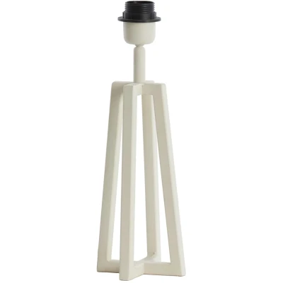 Afbeelding van Light&amp;living Lampvoet 11,5x11,5x31 cm MILEY crème