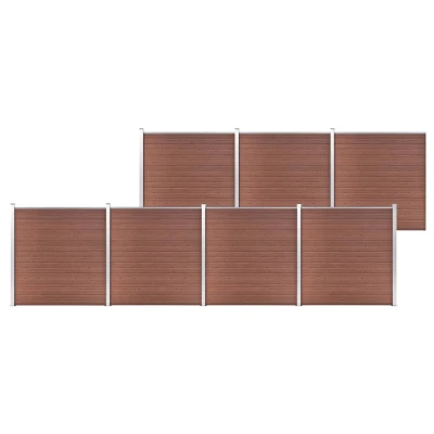 Afbeelding van Schutting 1218x186 cm HKC bruin