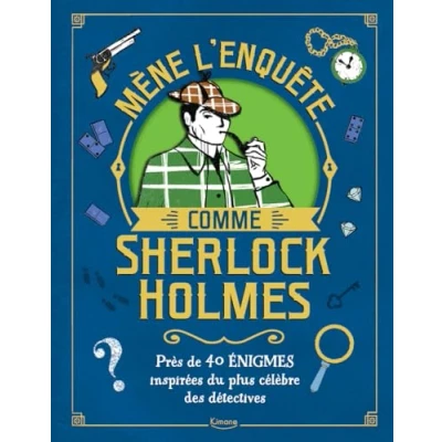 Afbeelding van Mene l&#039;enquete comme sherlock holmes pres de 40 enigmes insp