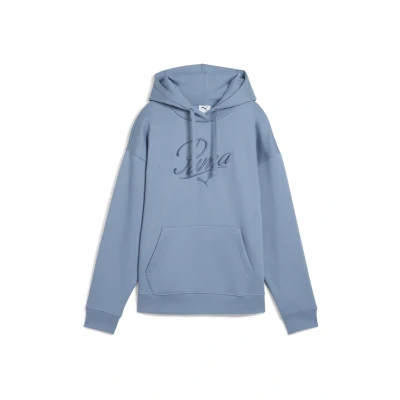 Afbeelding van PUMA Essentials Script Comfort Hoodie Women voor Dames, Blauw, Maat S