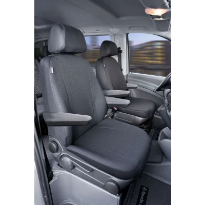 Afbeelding van WALSER 10506 Stoelhoes Grijs Polyester Voor MERCEDES BENZ: Vito Minibus, Mixto