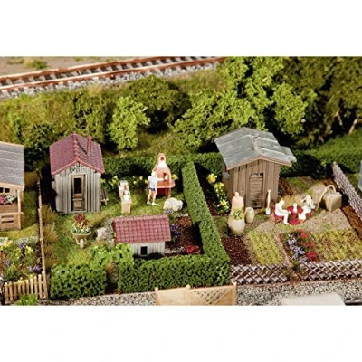 Image de Jardins Ouvrier+cabane 2 Faller Ho