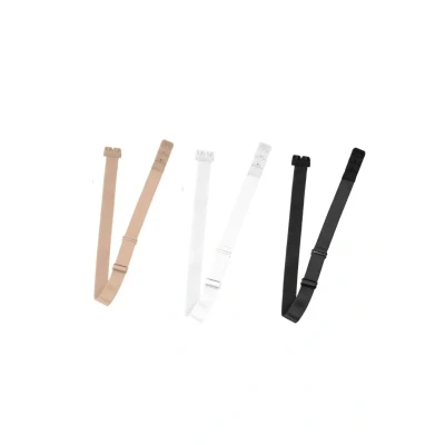 Afbeelding van Bye Bra Lage Rug Bh Straps. Low Back straps Met 2 Haken, Verlaagt Uw 10 Cm, Geschikt Voor &amp; 3 Hook Bh&#039;s, Kleuren per Verpakking Beige, Zwart, Wit
