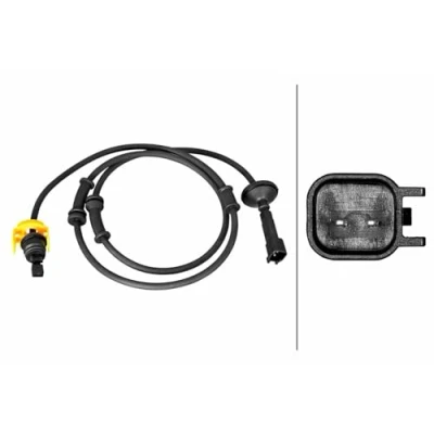 Afbeelding van HELLA 6PU 358 219 141 ABS Sensor Met verbindingsstuk Geluidsensor 2 1235