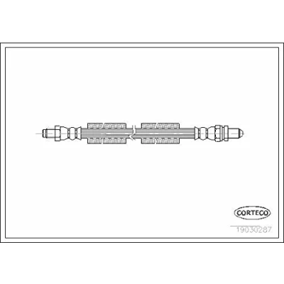 Afbeelding van CORTECO 19030287 Remslang Achteras 355 FORD: Puma