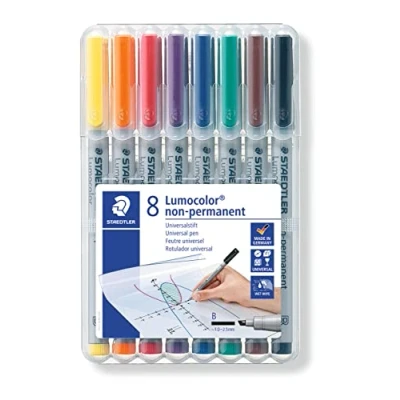 Afbeelding van STAEDTLER Lumocolor non permanente universele pen B 312 Box 8 st