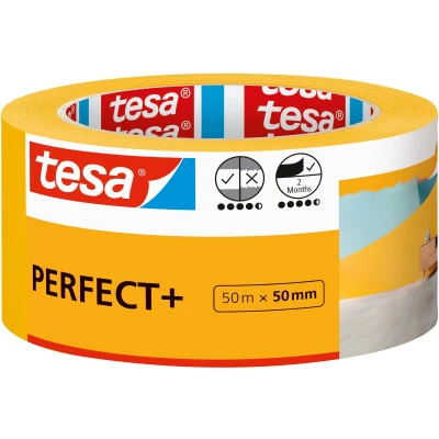 Afbeelding van tesa Perfect+ 56538 00000 00 Schilderstape Geel (l x b) 50 m mm 1 stuk(s)