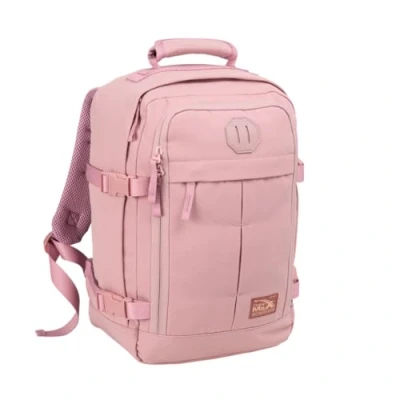Afbeelding van CabinMax Metz Reistas Handbagage 24L Wizz Air Rugzak Transavia Schooltas 40x30x20 cm Compact Backpack Lichtgewicht Zwart