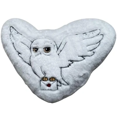 Afbeelding van Homadict Harry Potter kussen Hedwige Decoratief accessoire Zacht en pluizig 40 x 35 cm Officiële licentie