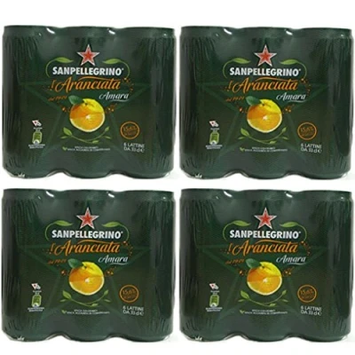 Afbeelding van San Pellegrino Aranciata Amara, Bitter Orange 6 x (33 cl)