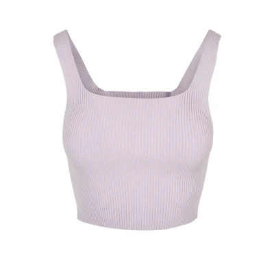 Afbeelding van Urban Classics Cropped Top, Dames, Maat: 4XL, Lilac