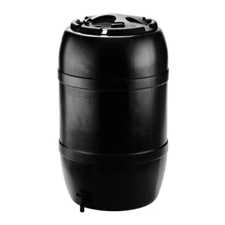 Afbeelding van Nature Regenton 120 L 51x81 cm zwart