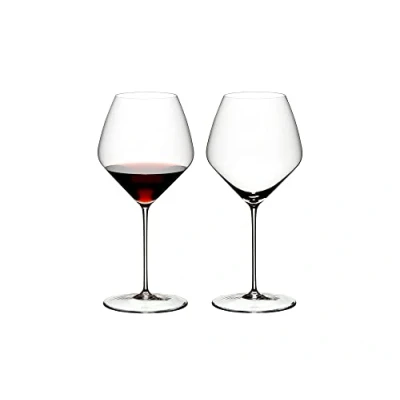 Afbeelding van Riedel Veloce Pinot Noir Wijnglas 77 Cl Set Van 2 Transparant