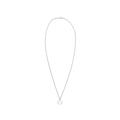 Afbeelding van Elli Circle CUT OUT Ketting silvercoloured, Dames, Maat: 45, Silver coloured