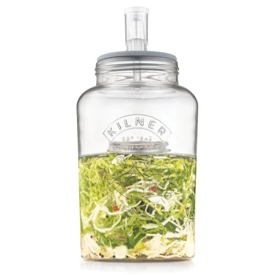 Afbeelding van Kilner Fermentatie set Voor fermenteren en inmaken 5L weckpot
