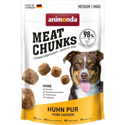 Afbeelding van 80g Meat Chunks Puur Kip Animonda Hondensnacks
