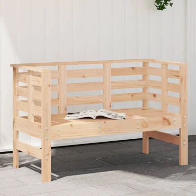 Afbeelding van Tuinbankje 111,5x53x71 cm massief grenenhout