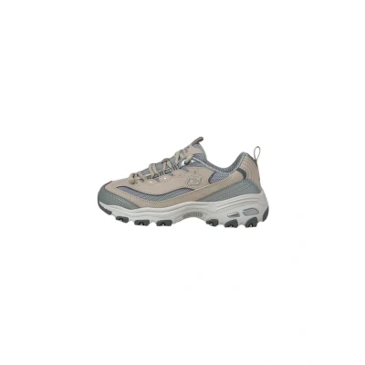Afbeelding van Skechers D&#039;Lites Chromatic Sneakers voor dames, zilver.