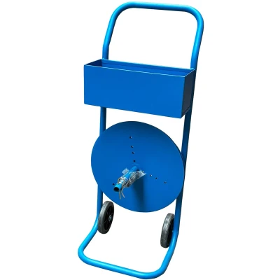 Afbeelding van Haspel Voor Polyesterband En PP band, Verrijdbaar Blauw (1 Stuk)