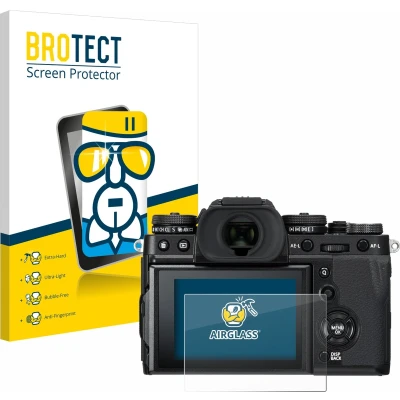 Afbeelding van BROTECT Screenprotector voor Fujifilm X T3 Folie Beschermfolie Beschermglas transparant