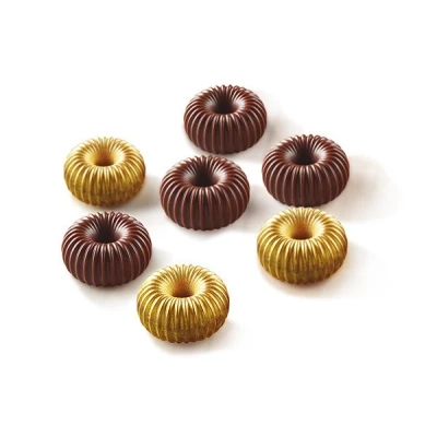 Afbeelding van Silikomart Siliconen Bonbonvorm Torus (11x) Ø3cm