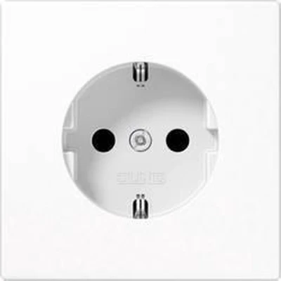 Afbeelding van Jung LS1520KI Wandcontactdoos met randaarde Inzetstuk LS plus, design, 990 Wit
