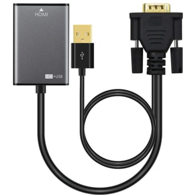 Afbeelding van Microconnect VGAHDMI VGA kabel 0,15 m (D Sub) Zwart