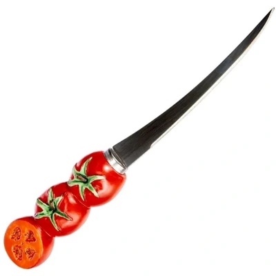 Afbeelding van Set van 4 Fackelmann tomatenmessen, 11 cm gekarteld lemmet