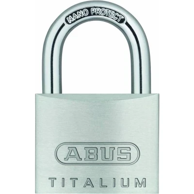 Afbeelding van ABUS Hangslot titalium 20mm aluminium/beugel gehard staal met NANO Protect (Verpakt in blister)