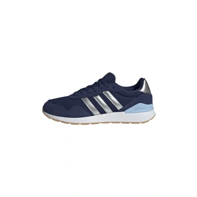 Afbeelding van adidas RUN 60s 4.0 SHOES Damesschoenen, Donkerblauw/Zilver Met./Glow Blue, 38 2/3 EU