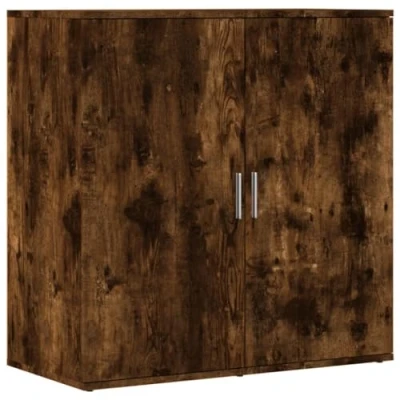 Image de vidaXL Buffet chêne fumé 79x38x80 cm bois d&#039;ingénierie840517