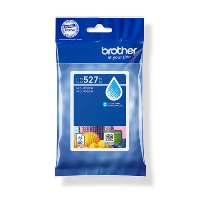 Afbeelding van Brother LC527C Cyaan origineel kussenverpakking inktcartridge voor MFC J4350DW, J4550DW
