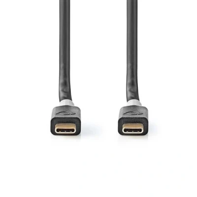 Image de Nedis Câble USB C (M) pour 3.2 Gen 2 5 A 1 m anthracite