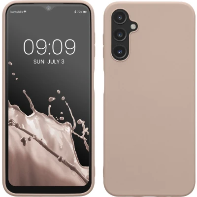 Afbeelding van kwmobile telefoonhoesje geschikt voor Samsung Galaxy A14 5G Hoesje smartphone Back cover in oudroze