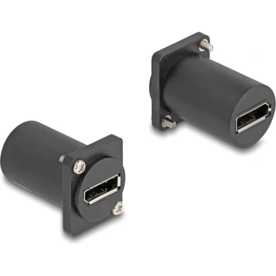 Afbeelding van DeLOCK 88154 tussenstuk voor kabels DisplayPort Zwart