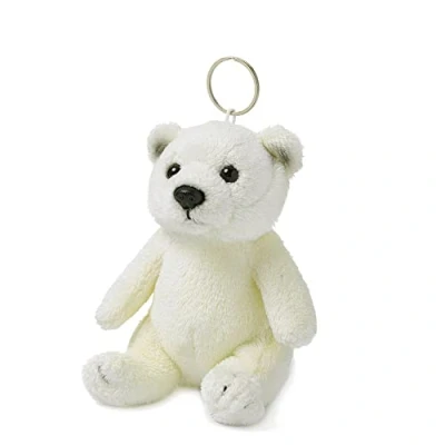 Afbeelding van WWF Sleutelhanger, pluche, witte beer, hoogte 10 cm