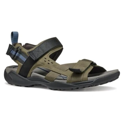 Afbeelding van Geox Terreno GRIP Sandalen, Heren, Maat: 46, Military Kunststof/ textiel