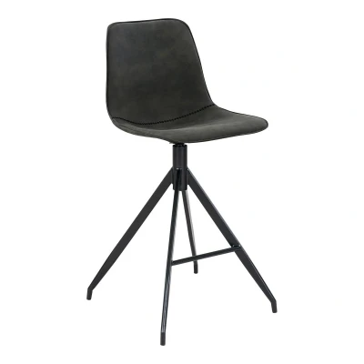 Afbeelding van Monaco Counter Chair Grey set of 2