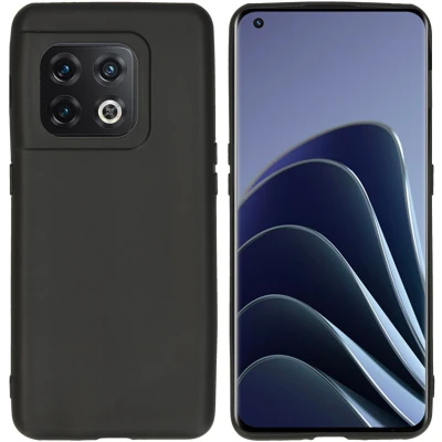 Afbeelding van iMoshion Hoesje Geschikt voor OnePlus 10 Pro Siliconen Color Backcover Zwart