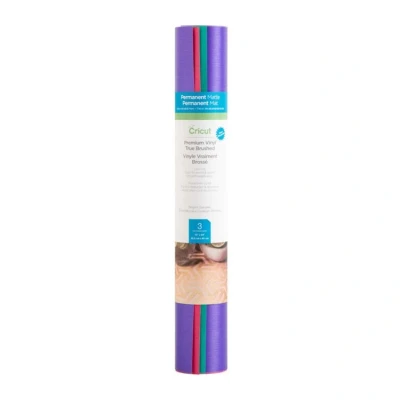 Afbeelding van Cricut Premium Vinyl Permanent 12x24 Inch Sampler True Brushed Brights (3pcs) (2008362) (DISCONTINUED)