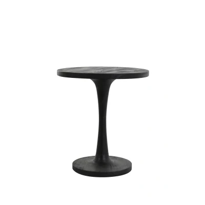 Afbeelding van Light &amp; Living Bijzettafel BICABA Ø50x55cm Zwart