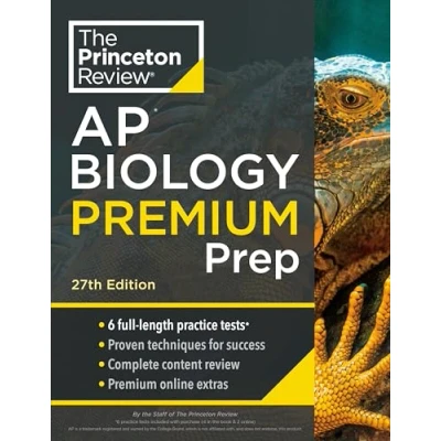 Afbeelding van College Test Preparation Princeton Review AP Biology Premium Prep, 27th Edition