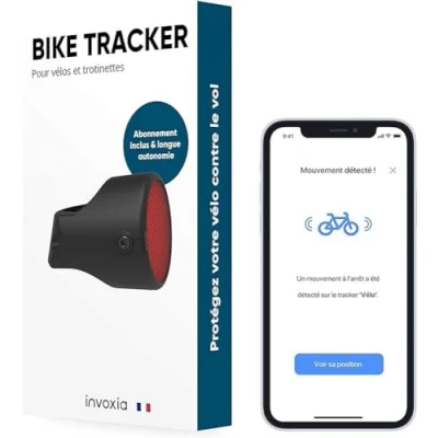 Afbeelding van Invoxia GPS Tracker Fiets, Tracker, Zwart