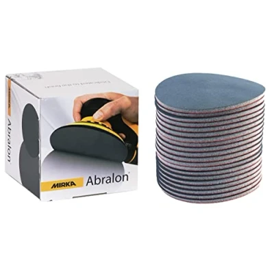 Afbeelding van Mirka Abralon Polijstschijf Ø 150 mm Velcro 600 korrel 20/pak voor het schuren en polijsten van verf, hout, kunststof