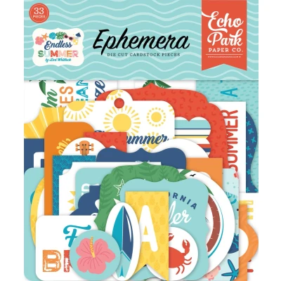 Afbeelding van Echo Park Endless Summer Ephemera 33pcs (ES274024)
