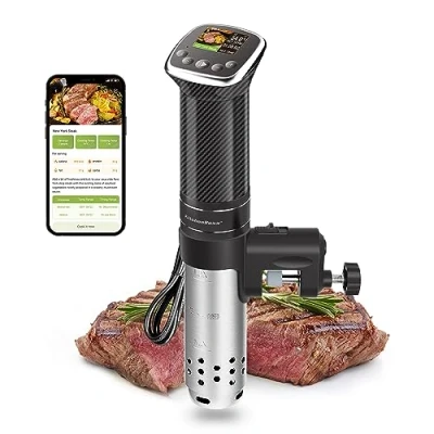 Afbeelding van KitchenBoss Sous Vide Stick 1100W Omloop 40C 90C