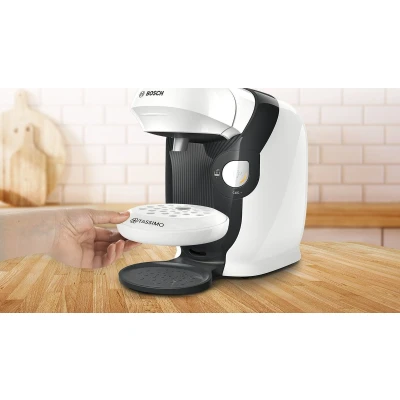Afbeelding van Bosch Haushalt Style TAS1104 Capsulemachine Wit, Zwart Tassimo