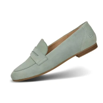 Afbeelding van bugatti Instappers, Dames, Maat: 41, Light green Veloursleer