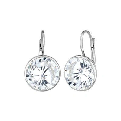 Afbeelding van Elli Dames Oorbellen Drop Glamour Elegantie met Zirkonia Kristallen in 925 Sterling Zilver