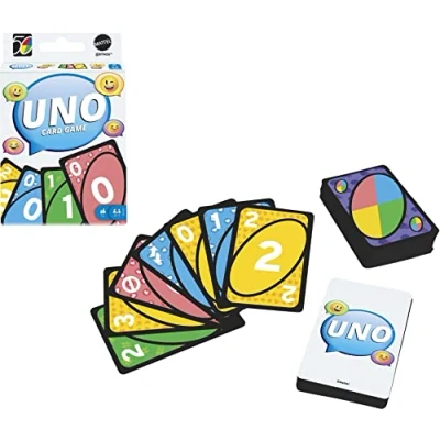 Afbeelding van UNO Legendarische jaren 2010 met iconische illustraties uit deze tijd, gezelschaps en kaartspel, 2 10 spelers, vanaf 7 jaar, GXV52